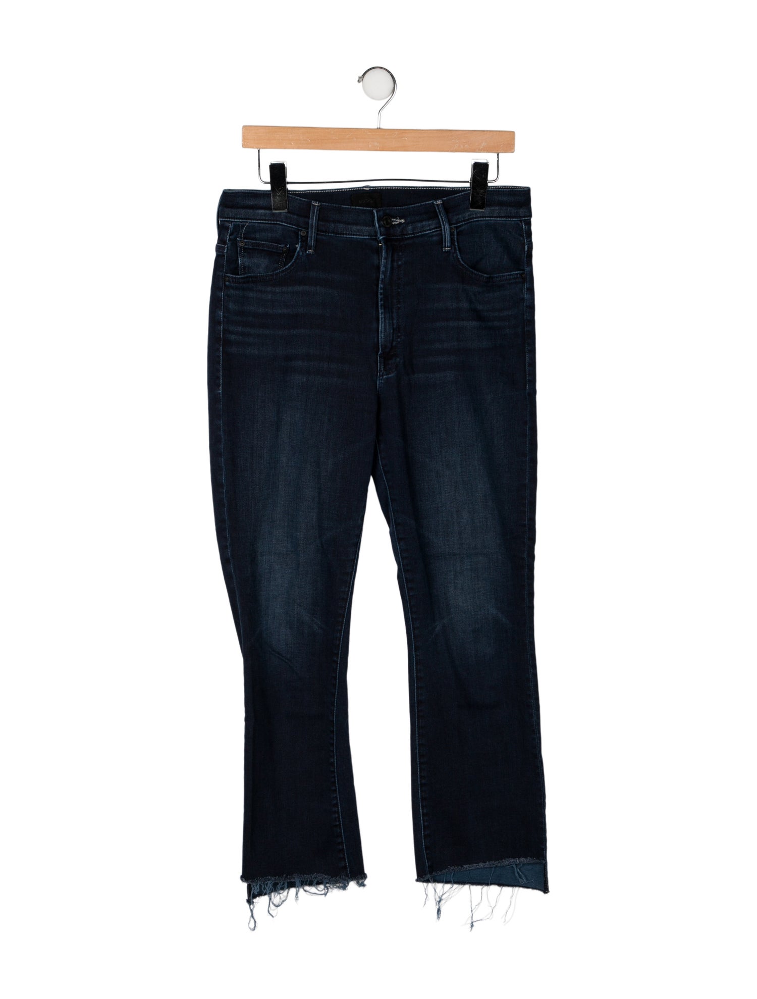 Mother Mid-Rise Straight Leg Jeans