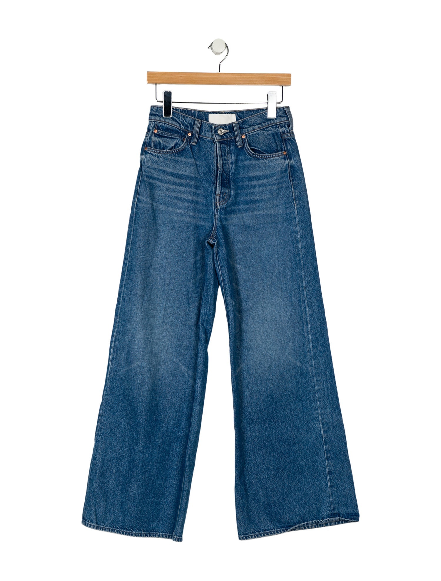 Mother High-Rise Wide Leg Jeans