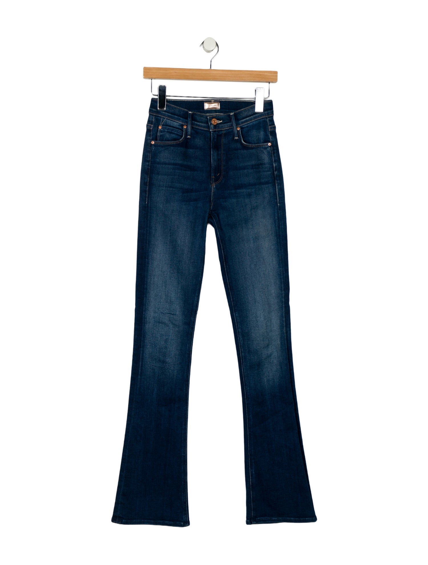 Mother Mid-Rise Flared Jeans