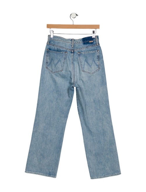 Mother Mid-Rise Wide Leg Jeans