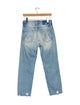 Mother Mid-Rise Straight Leg Jeans