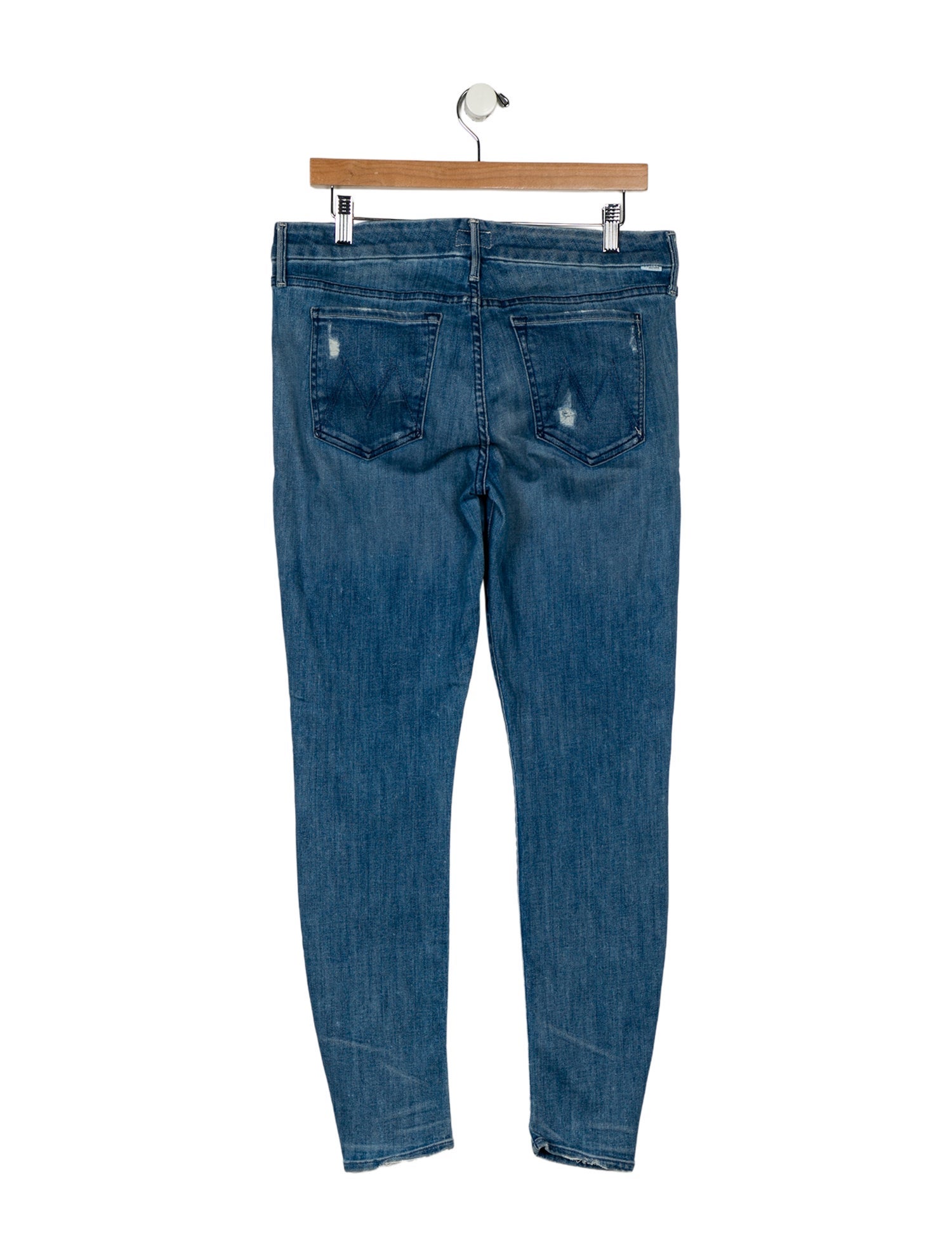 Mother Mid-Rise Skinny Leg Jeans