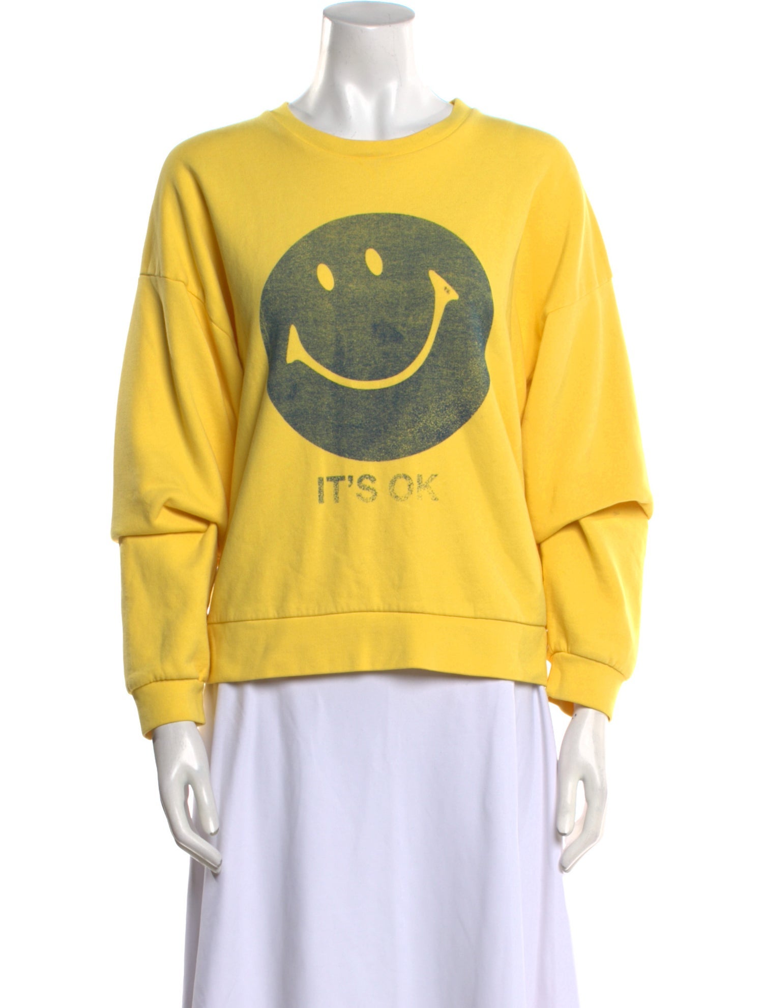 Mother Graphic Print Crew Neck Sweatshirt