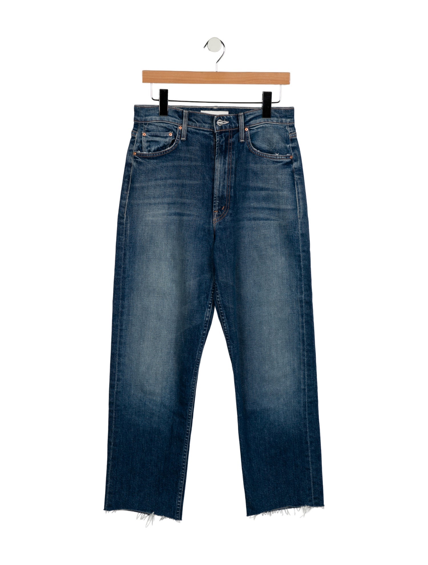Mother High-Rise Straight Leg Jeans