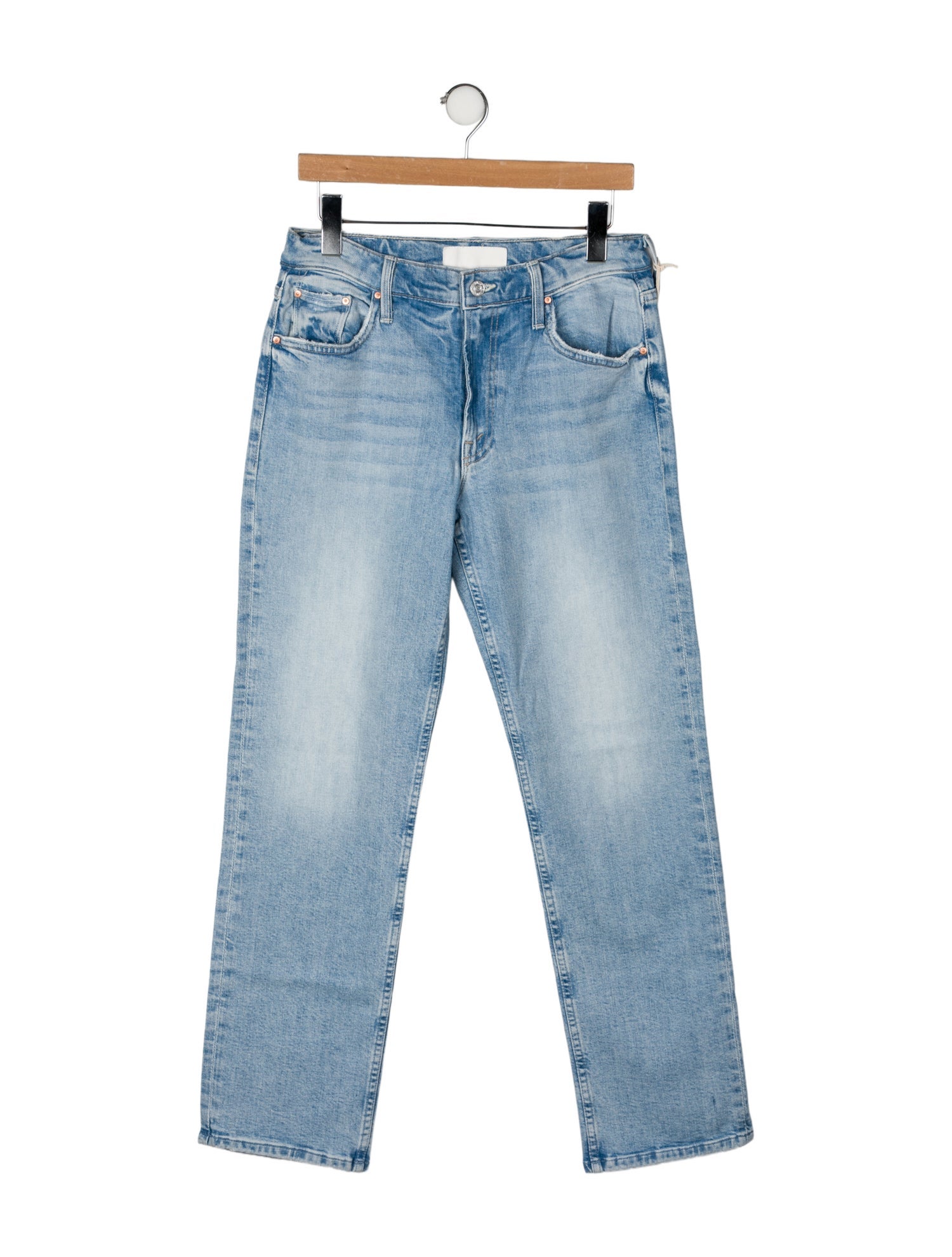Mother Mid-Rise Straight Leg Jeans w/ Tags