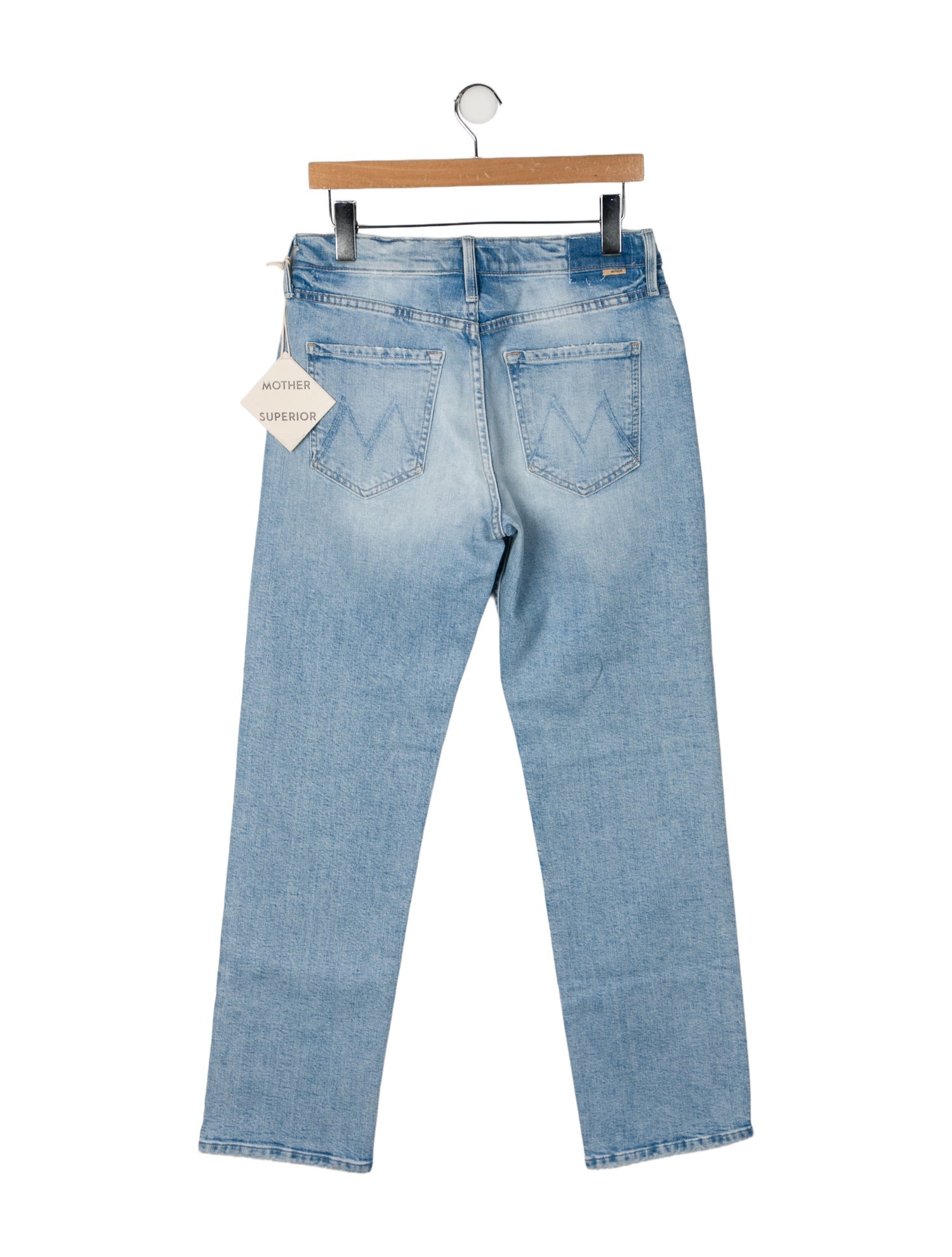 Mother Mid-Rise Straight Leg Jeans w/ Tags
