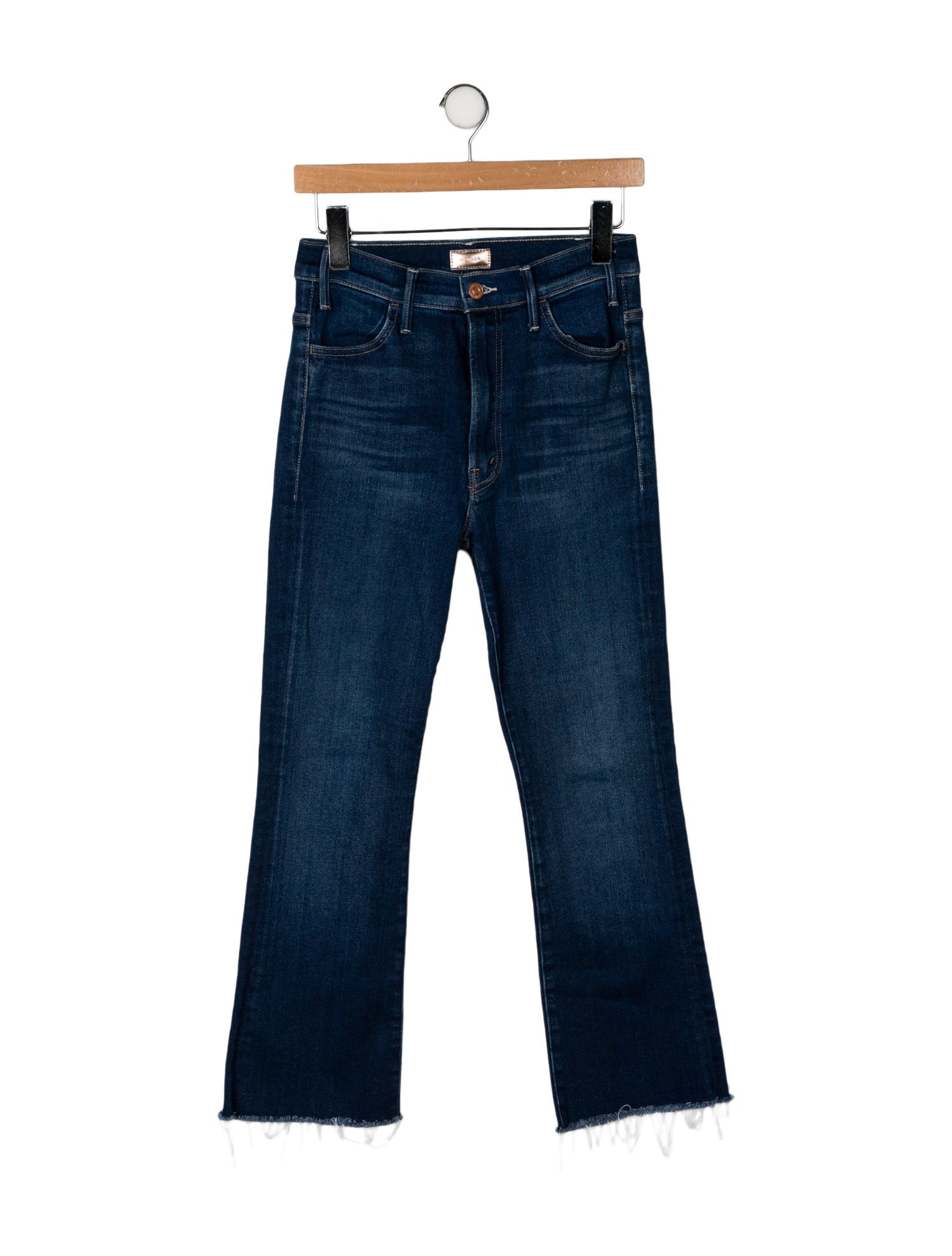 Mother Mid-Rise Straight Leg Jeans