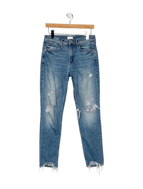 Mother Mid-Rise Skinny Leg Jeans