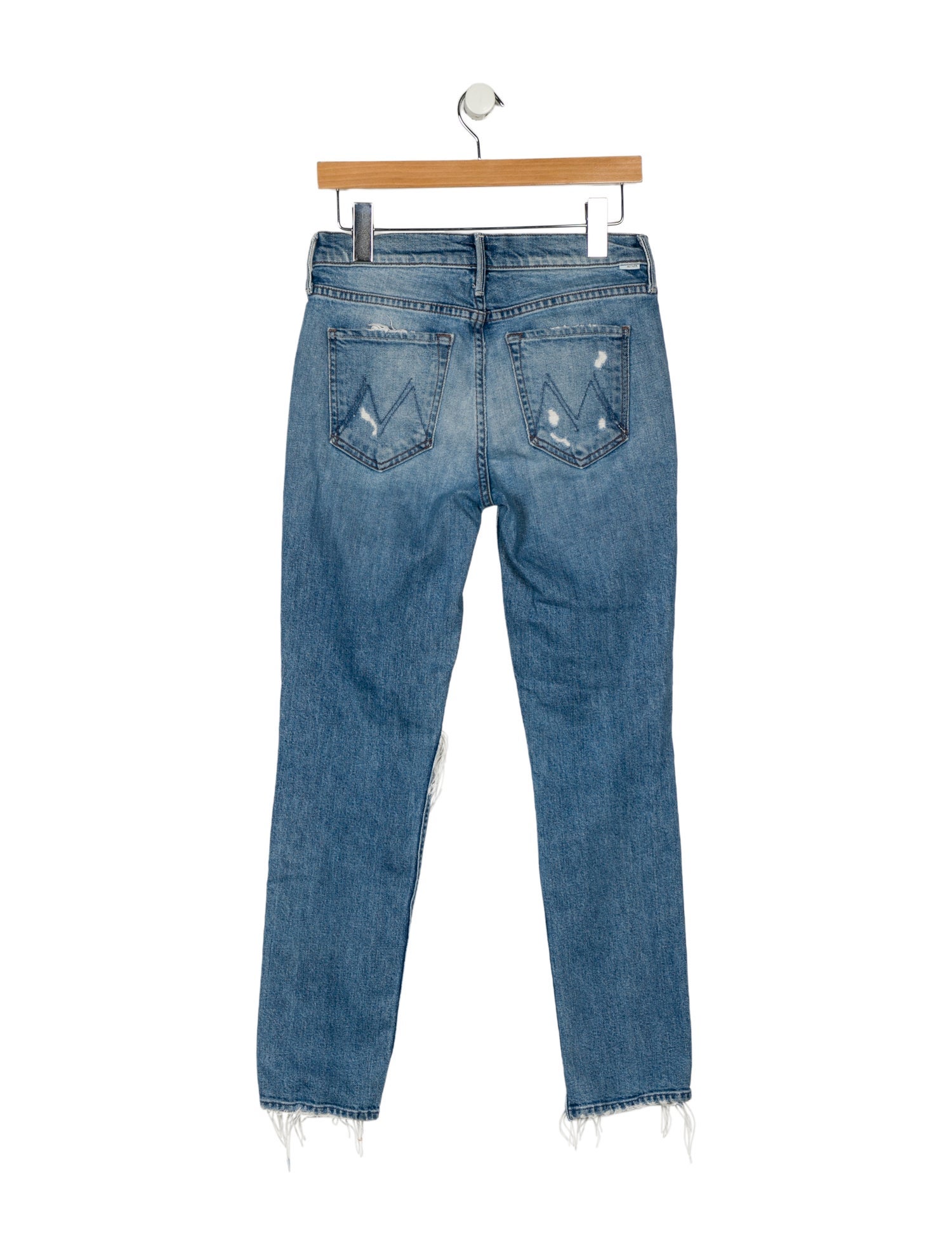 Mother Mid-Rise Skinny Leg Jeans