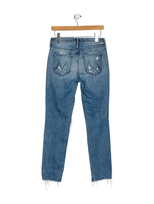 Mother Mid-Rise Skinny Leg Jeans