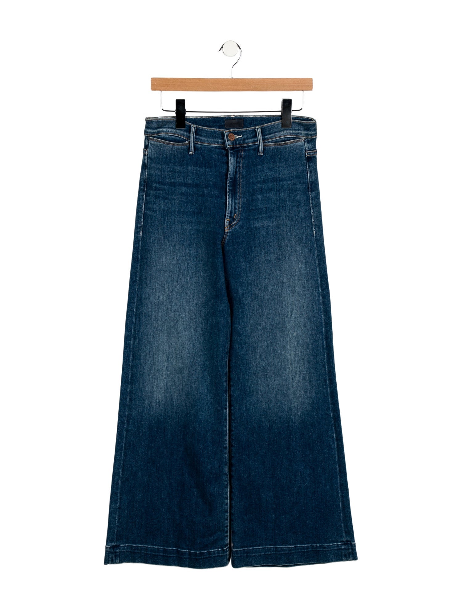 Mother High-Rise Wide Leg Jeans