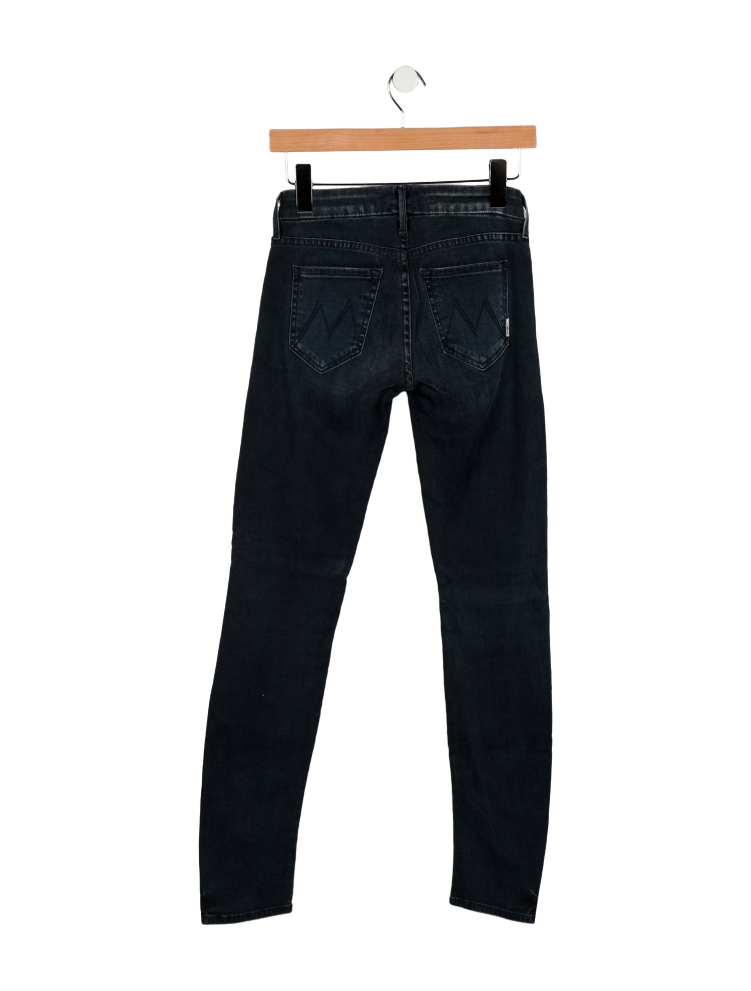 Mother Mid-Rise Skinny Leg Jeans