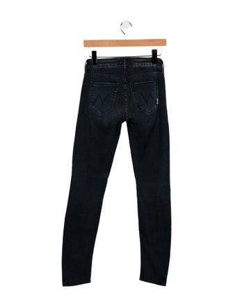 Mother Mid-Rise Skinny Leg Jeans