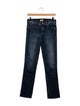 Mother Mid-Rise Straight Leg Jeans