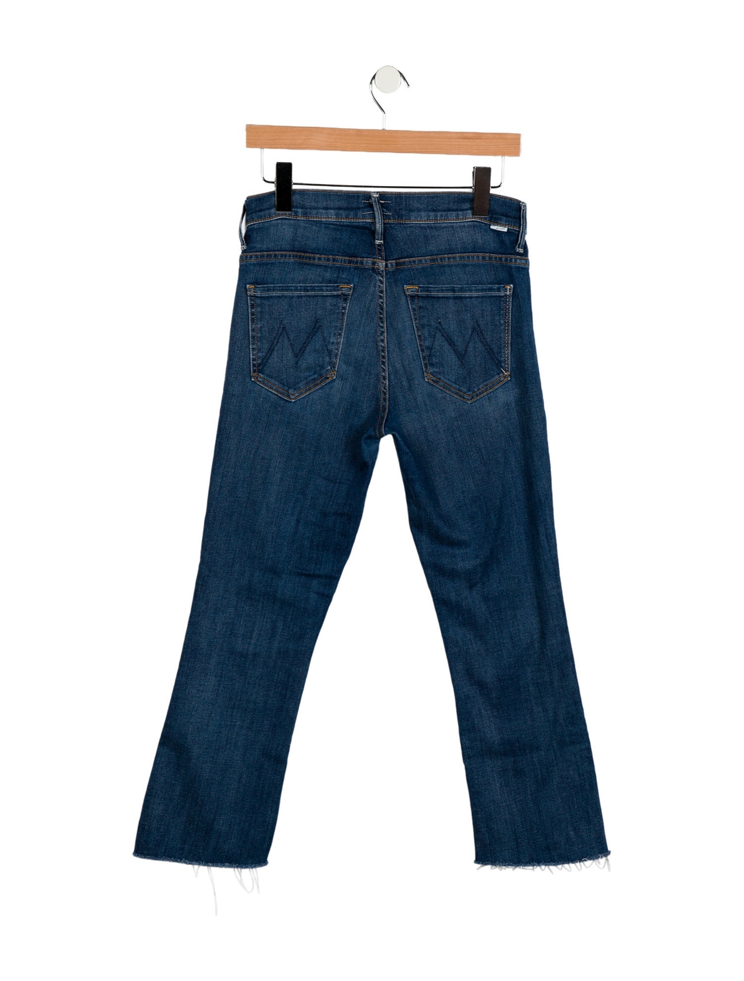 Mother Mid-Rise Straight Leg Jeans