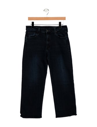 Mother Mid-Rise Straight Leg Jeans