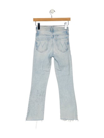 Mother Mid-Rise Straight Leg Jeans