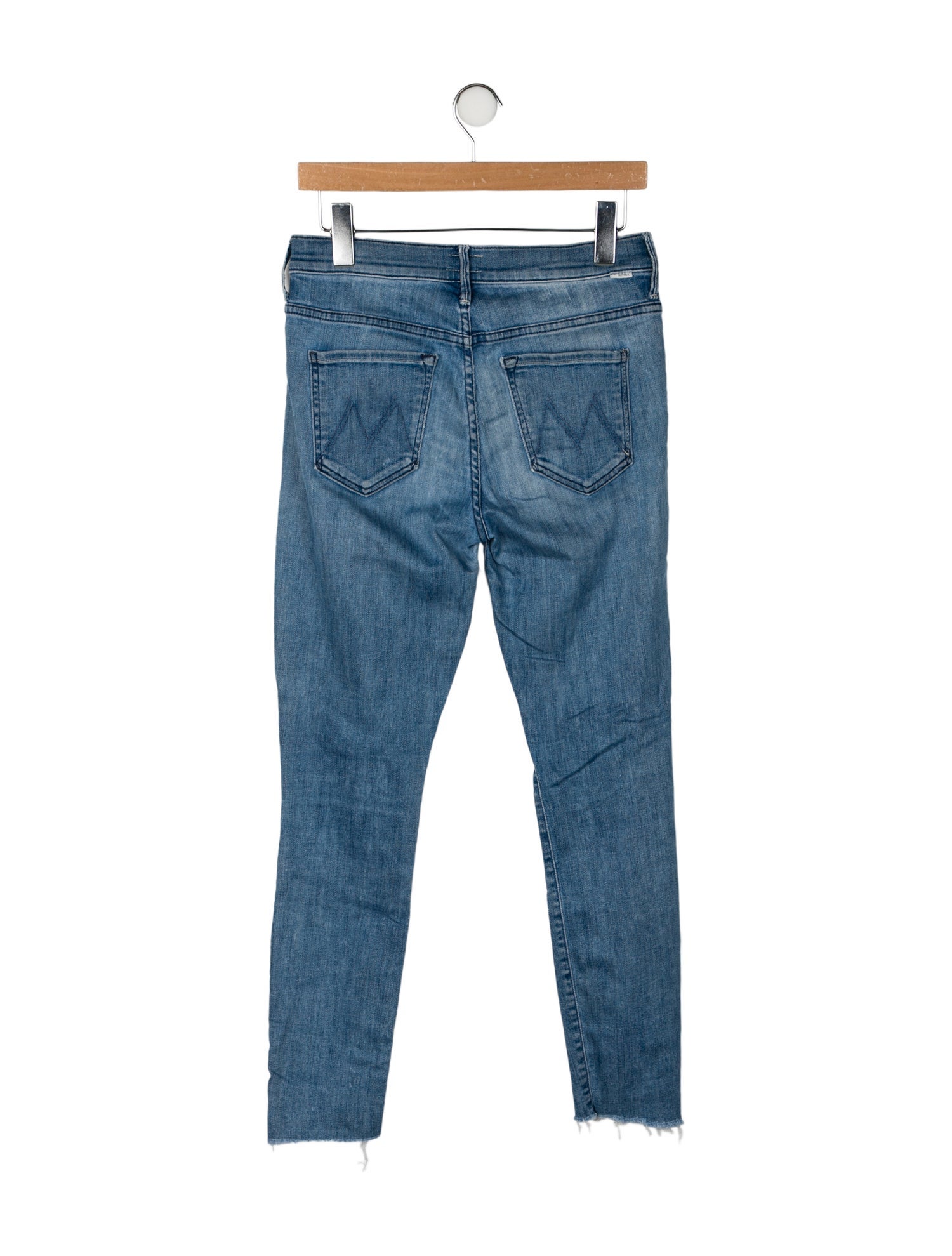 Mother Mid-Rise Skinny Leg Jeans