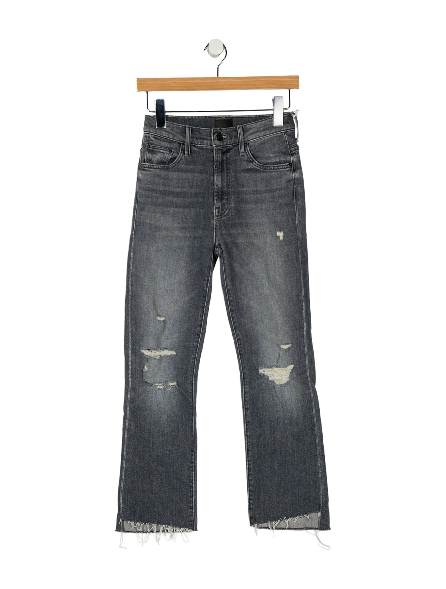 Mother Mid-Rise Straight Leg Jeans
