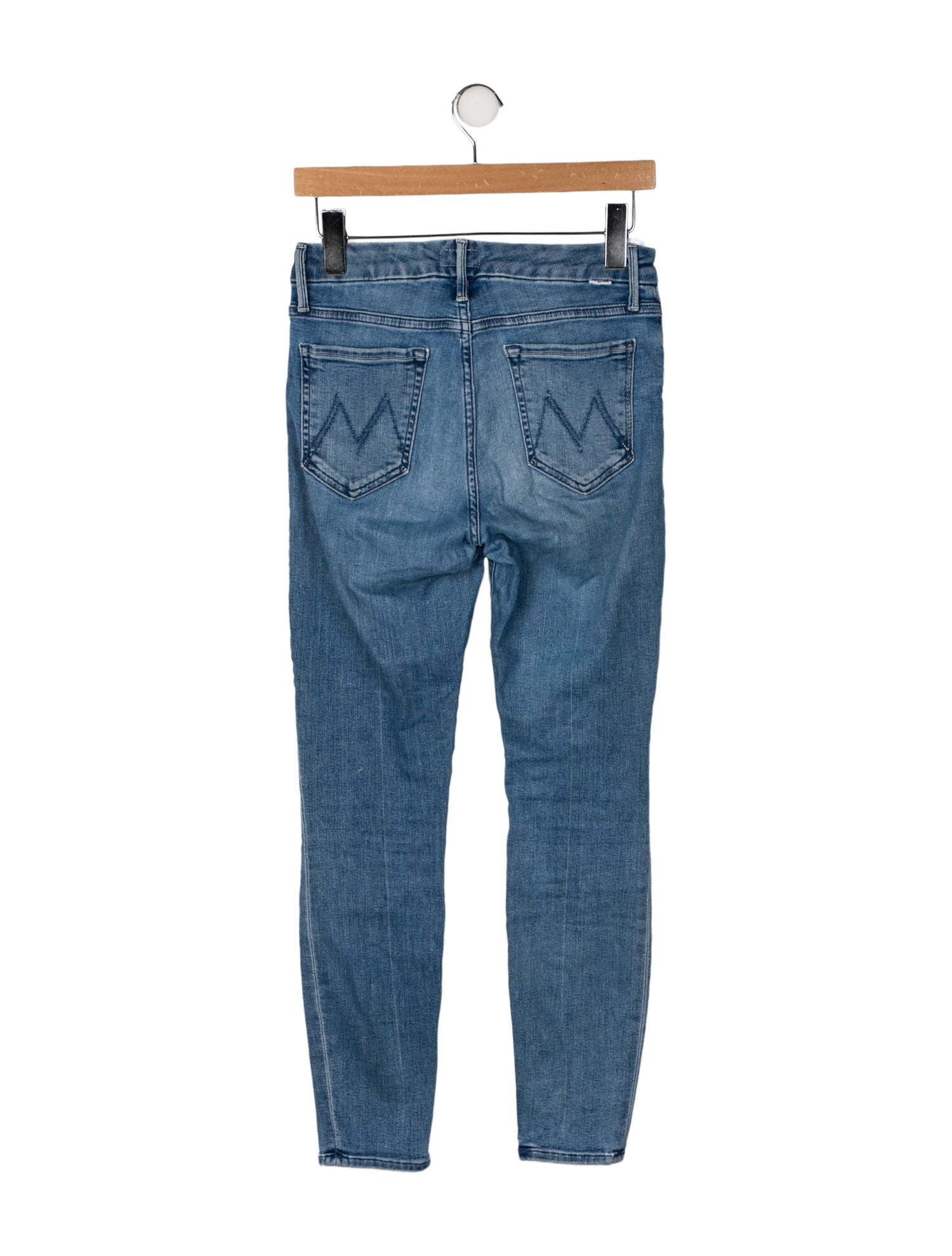 Mother Mid-Rise Skinny Leg Jeans