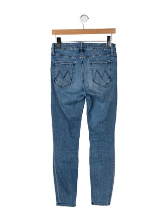 Mother Mid-Rise Skinny Leg Jeans