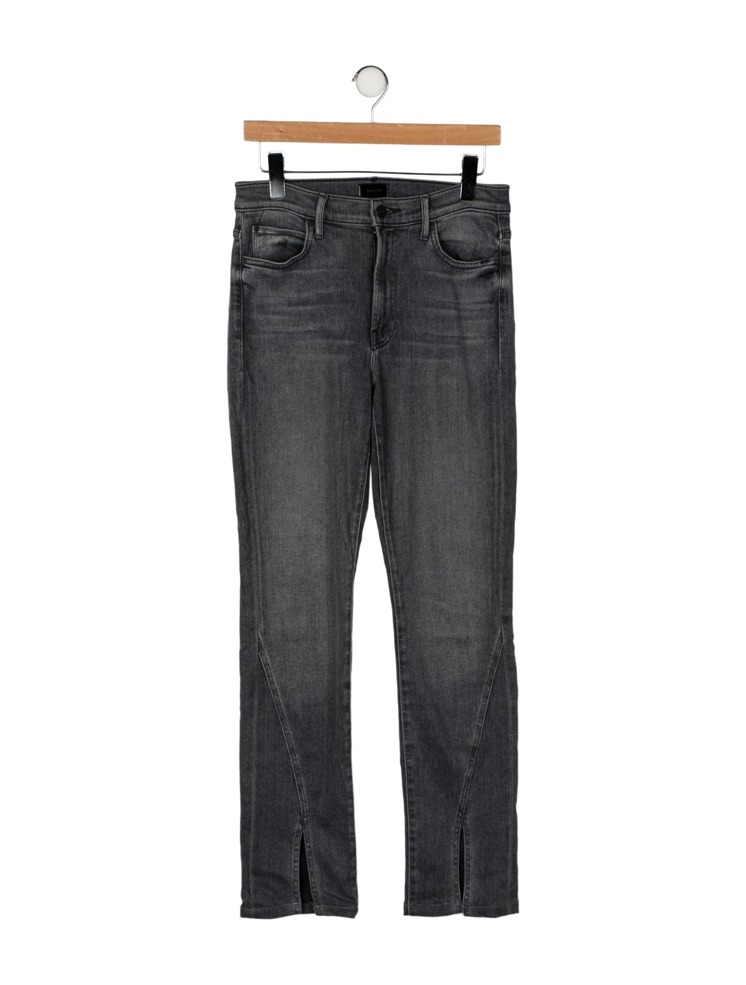 Mother Mid-Rise Straight Leg Jeans