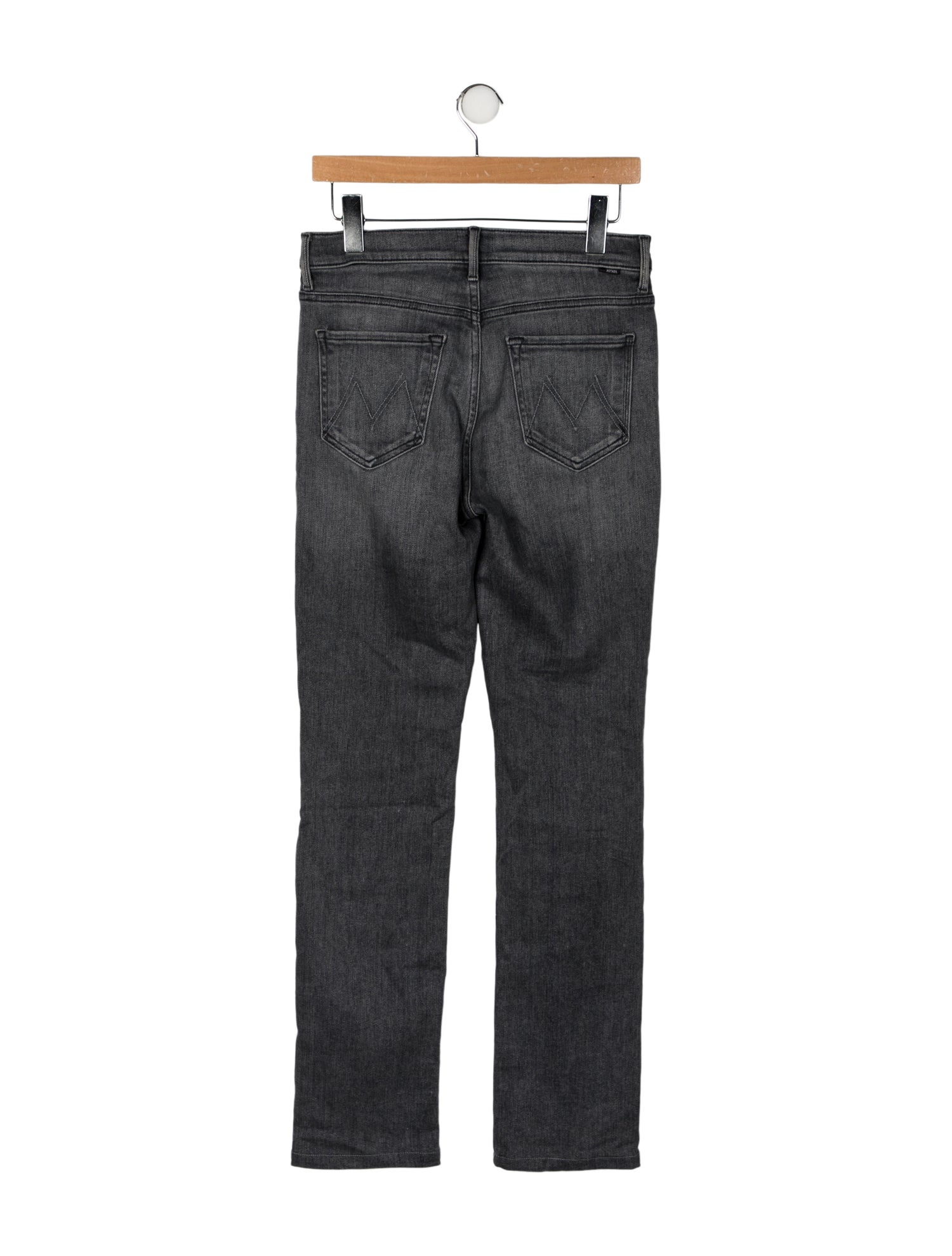 Mother Mid-Rise Straight Leg Jeans