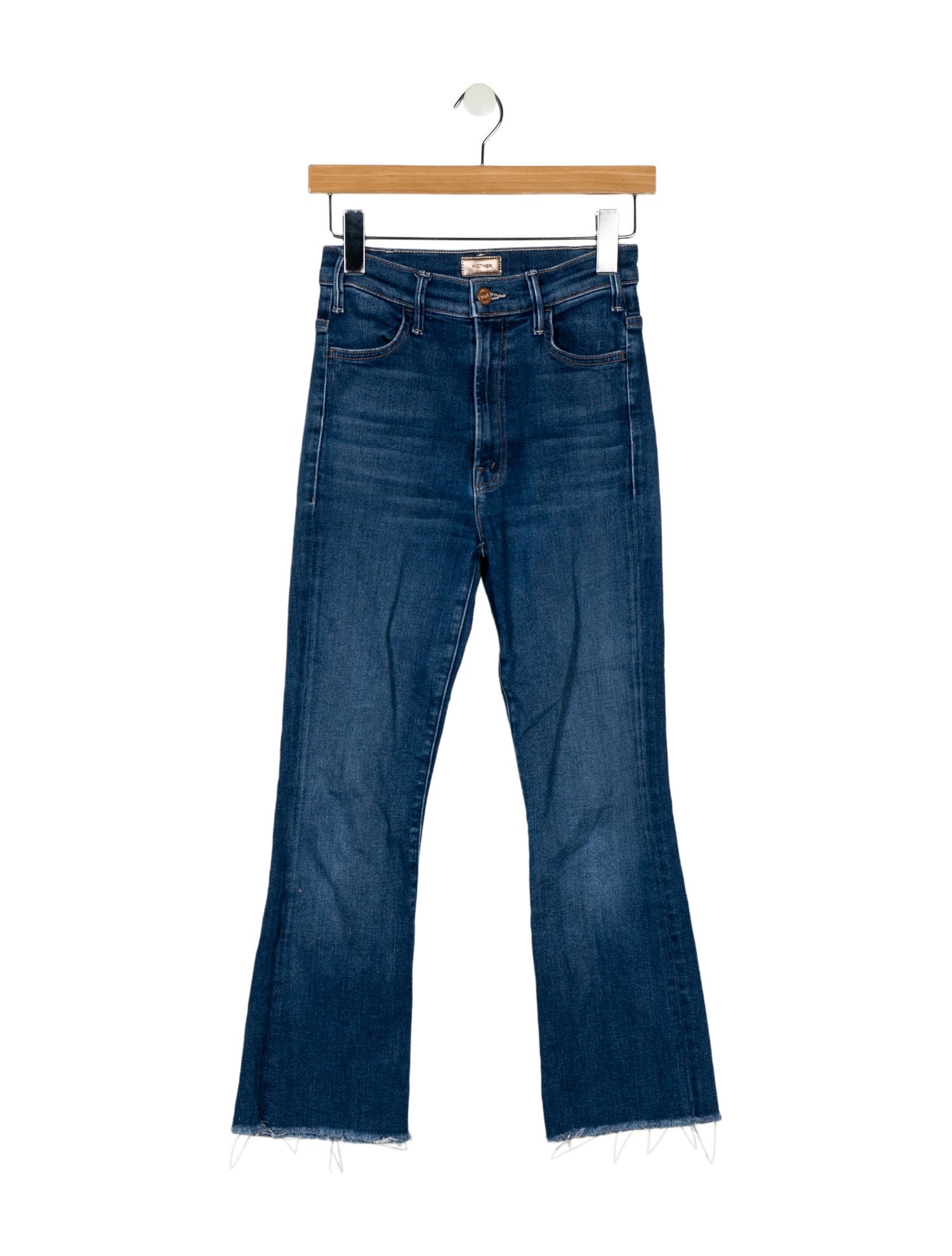 Mother Mid-Rise Straight Leg Jeans