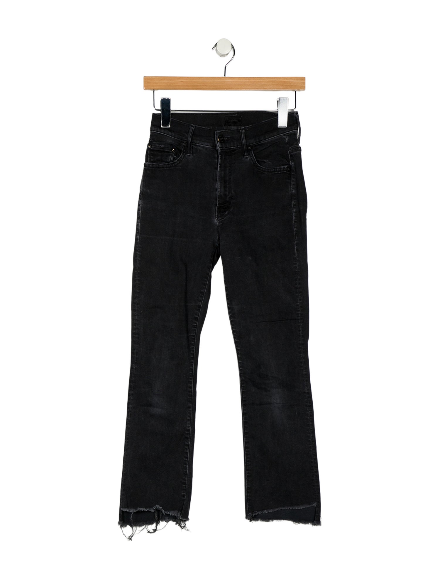 Mother Mid-Rise Straight Leg Jeans