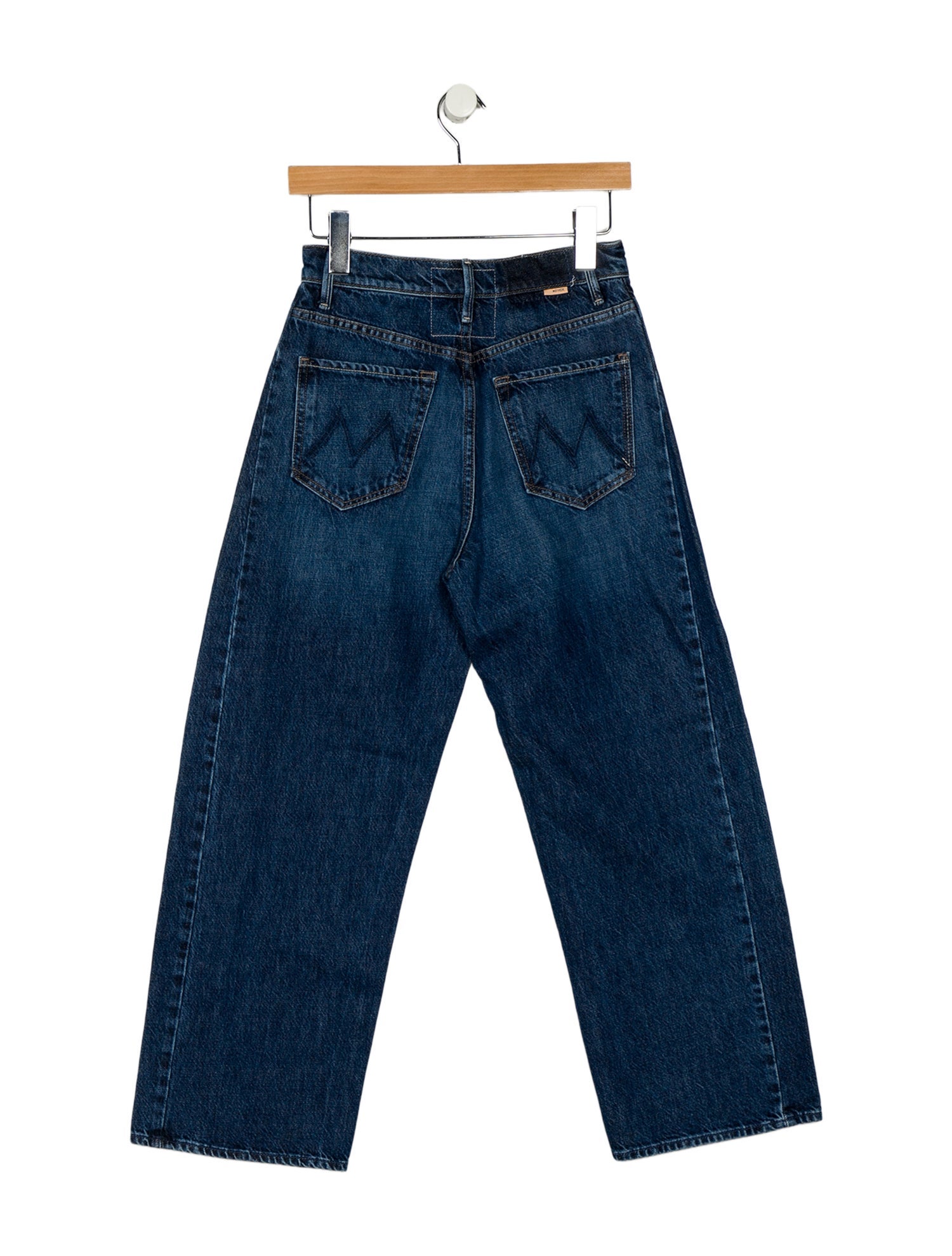 Mother Mid-Rise Wide Leg Jeans