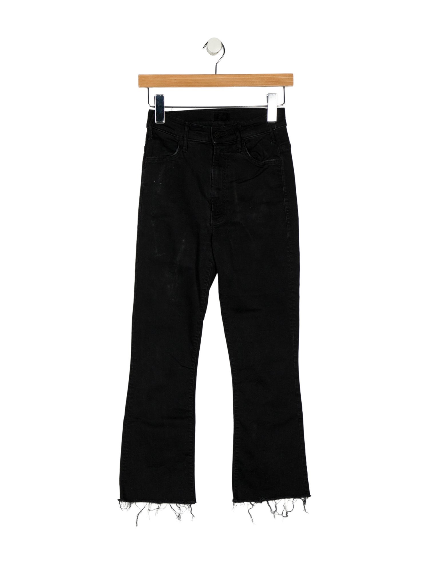 Mother Mid-Rise Wide Leg Jeans