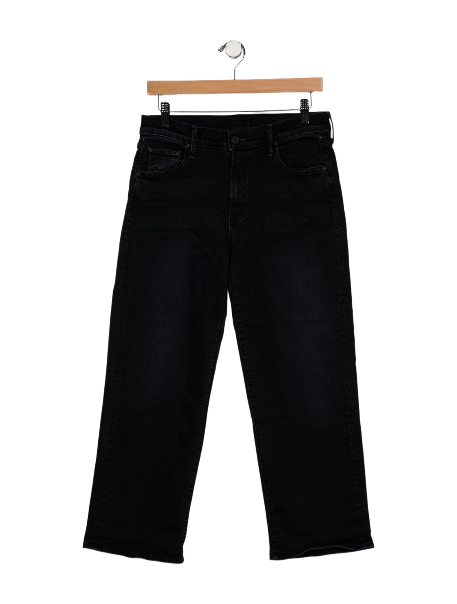 Mother Mid-Rise Straight Leg Jeans