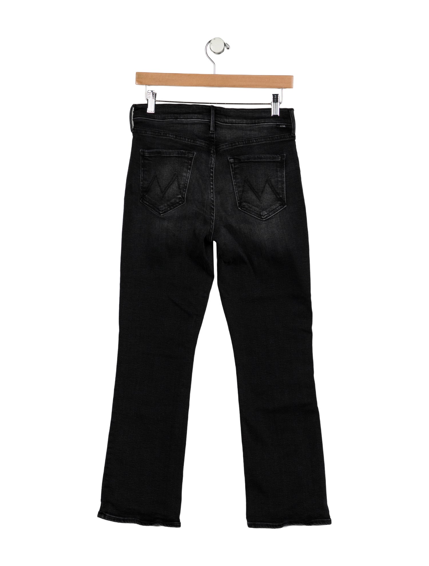Mother Mid-Rise Straight Leg Jeans