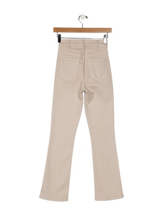 Mother Mid-Rise Straight Leg Jeans