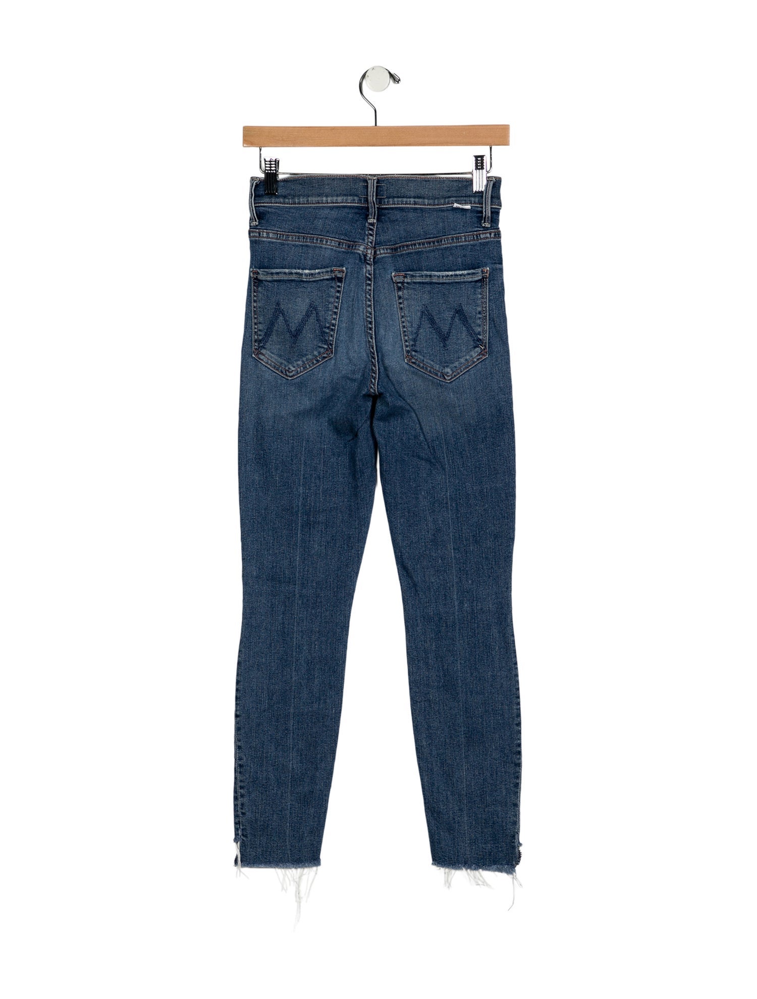 Mother Mid-Rise Skinny Leg Jeans