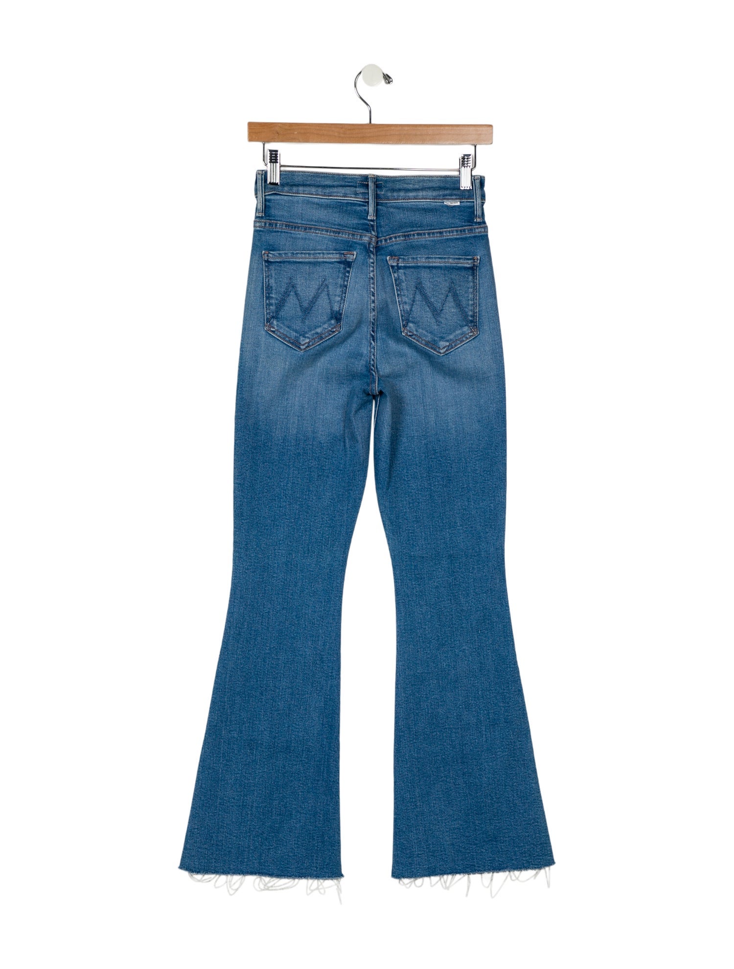 Mother Mid-Rise Wide Leg Jeans