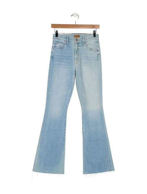Mother Mid-Rise Wide Leg Jeans