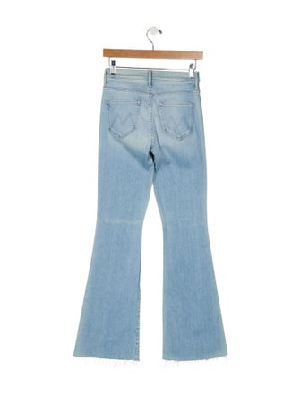 Mother Mid-Rise Wide Leg Jeans