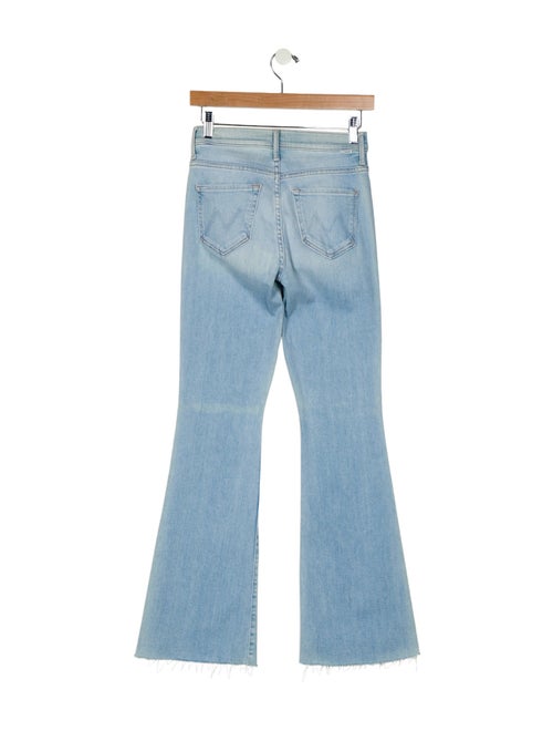 Mother Mid-Rise Wide Leg Jeans