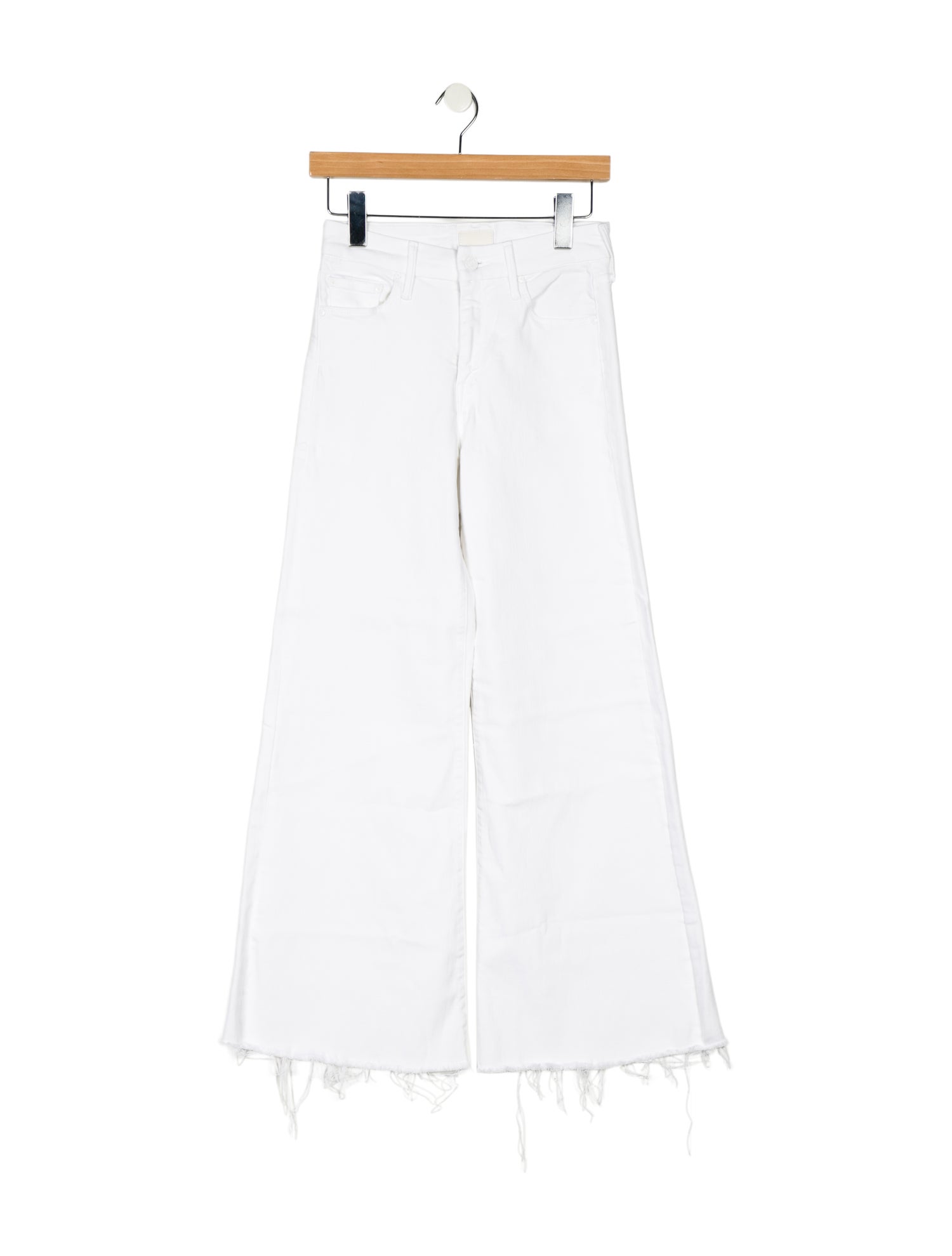 Mother Mid-Rise Wide Leg Jeans