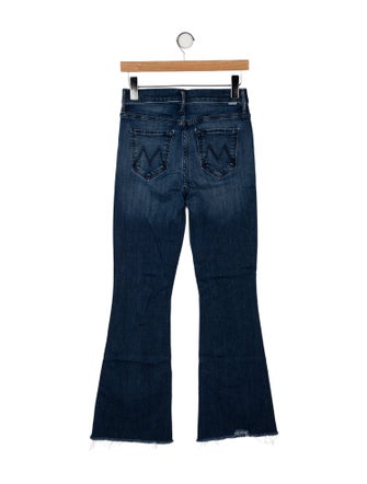 Mother Mid-Rise Wide Leg Jeans