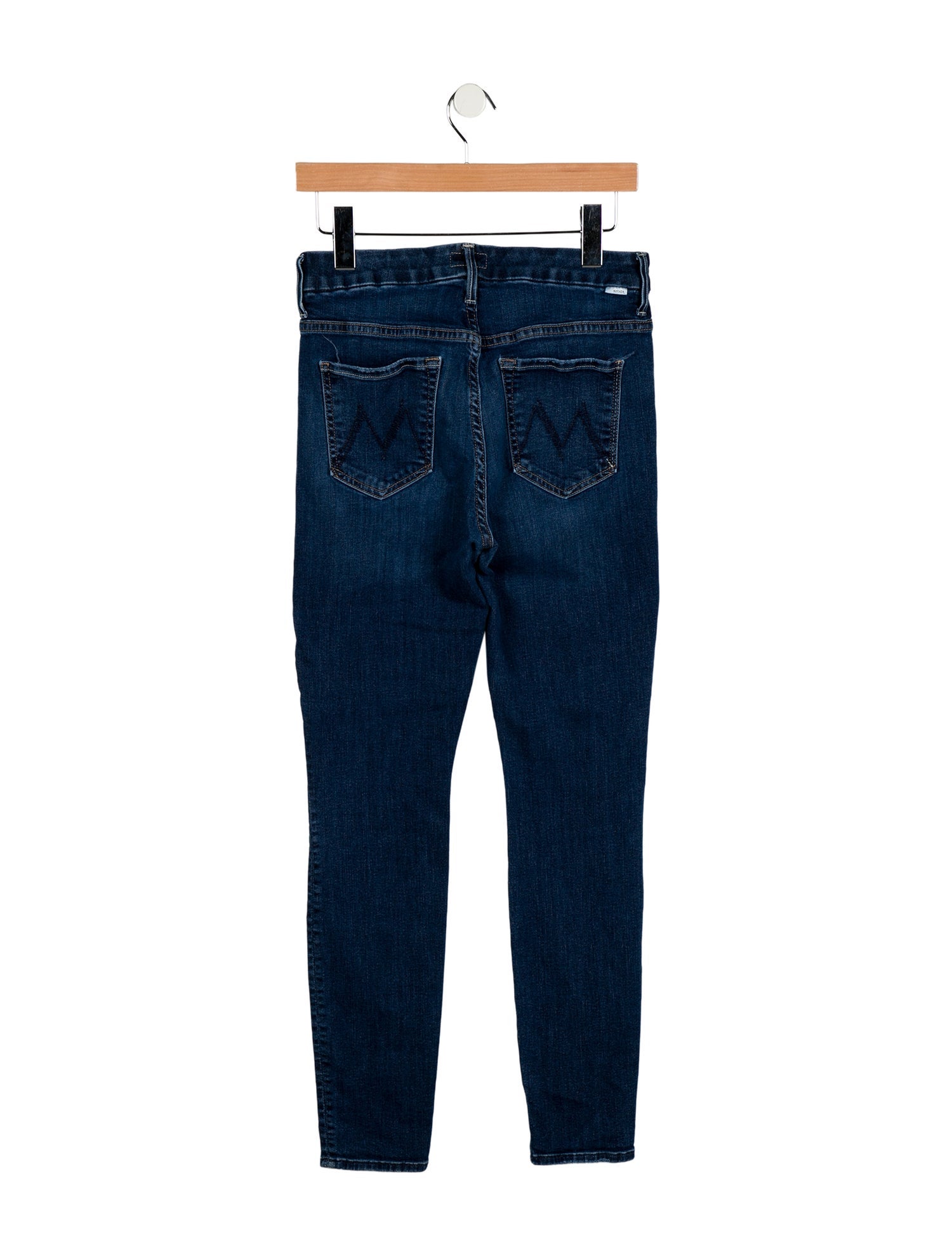 Mother Mid-Rise Skinny Leg Jeans