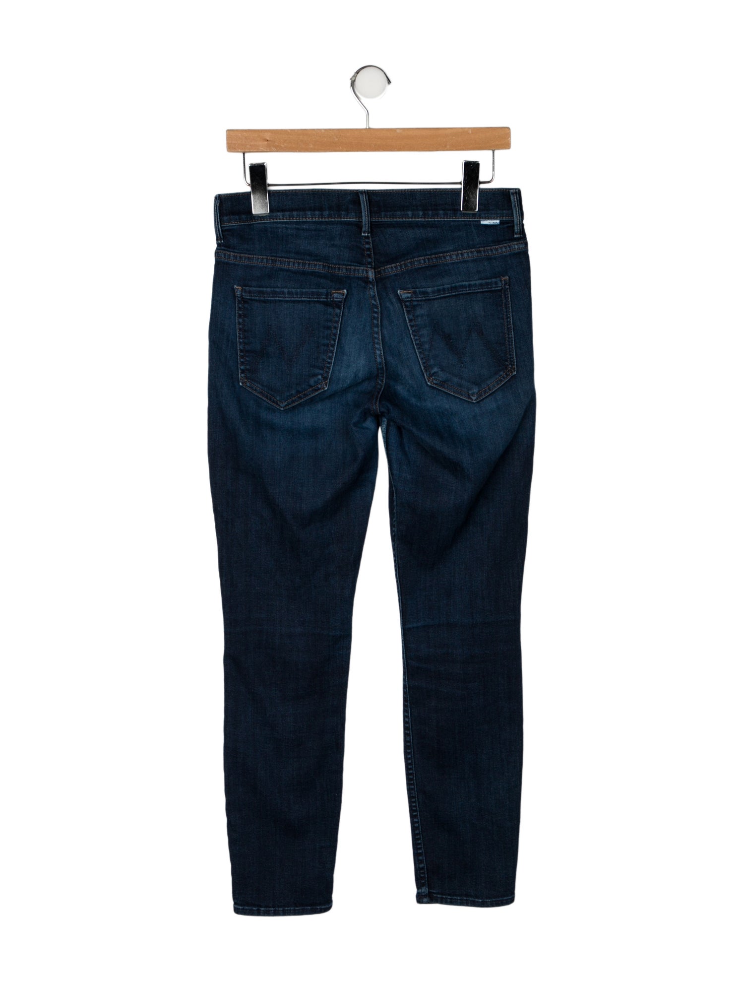 Mother Mid-Rise Skinny Leg Jeans