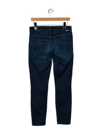 Mother Mid-Rise Skinny Leg Jeans