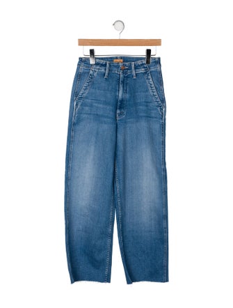 Mother High-Rise Wide Leg Jeans