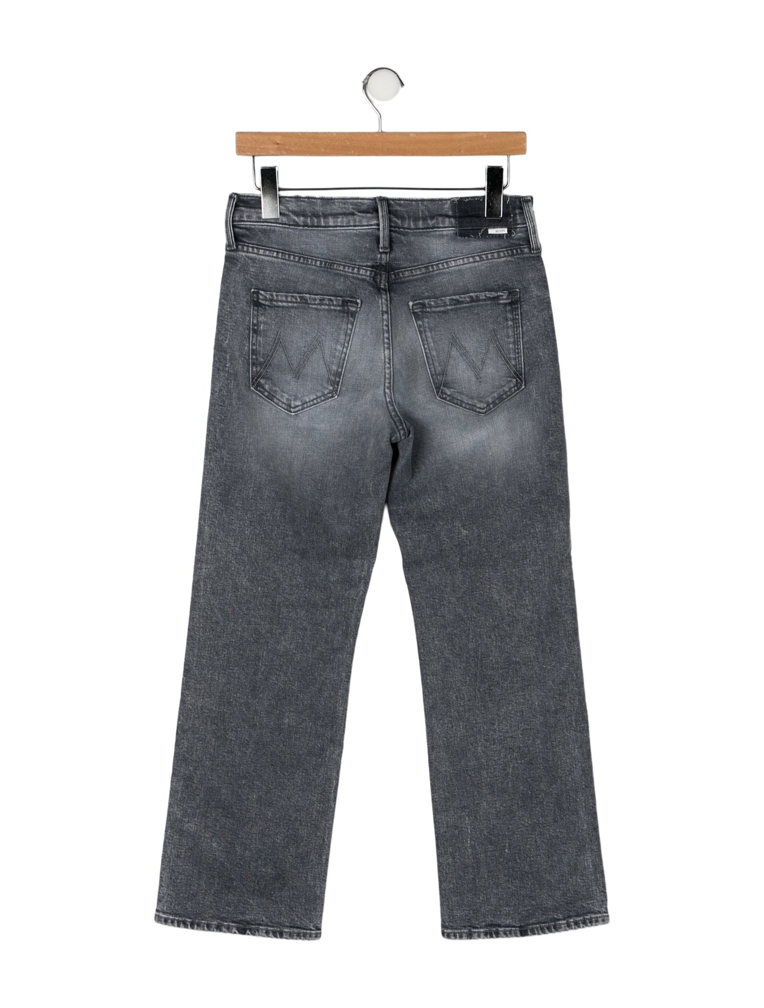 Mother Mid-Rise Wide Leg Jeans