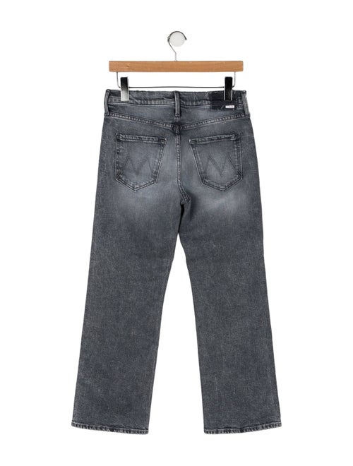 Mother Mid-Rise Wide Leg Jeans
