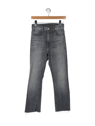 Mother Mid-Rise Straight Leg Jeans