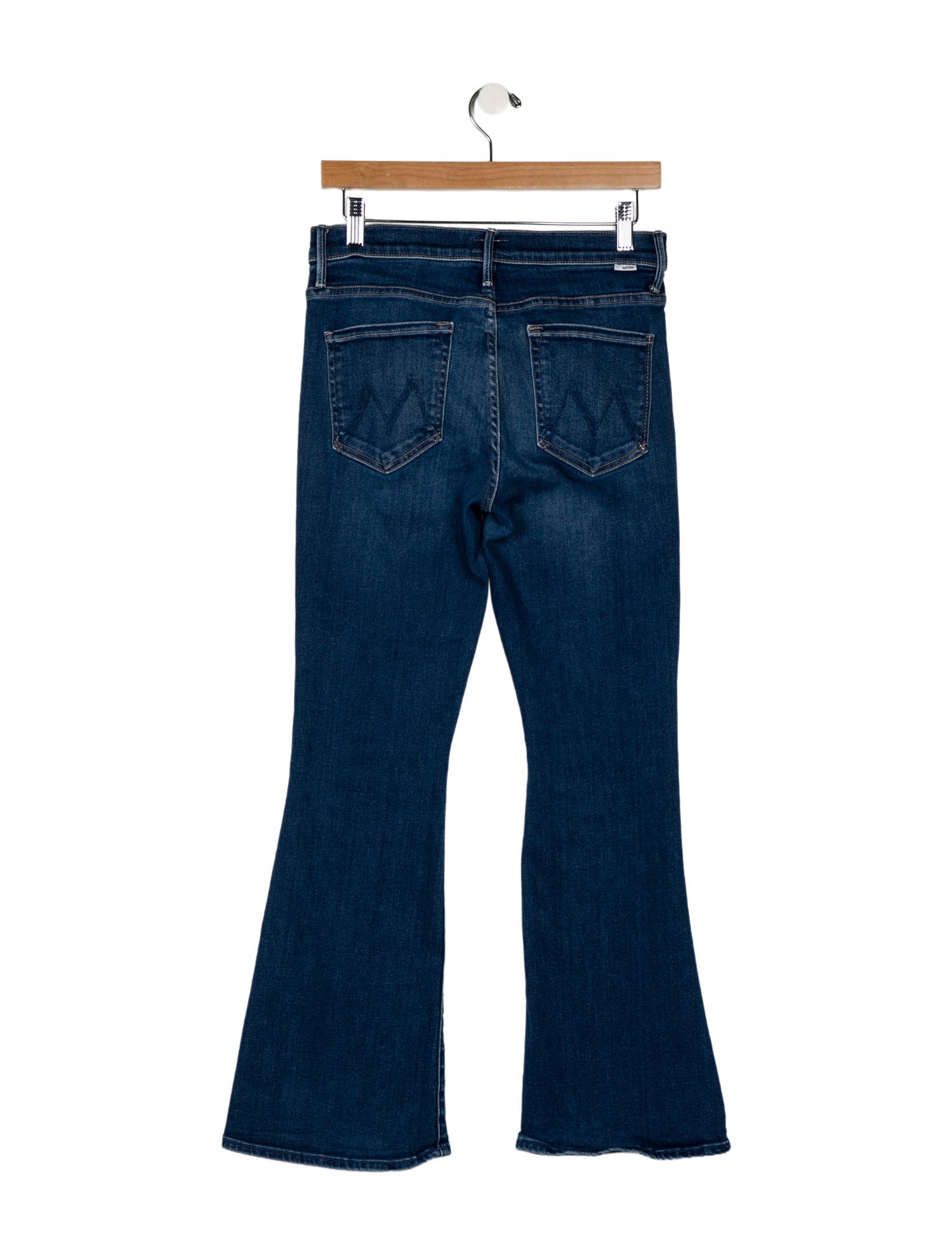 Mother Mid-Rise Wide Leg Jeans