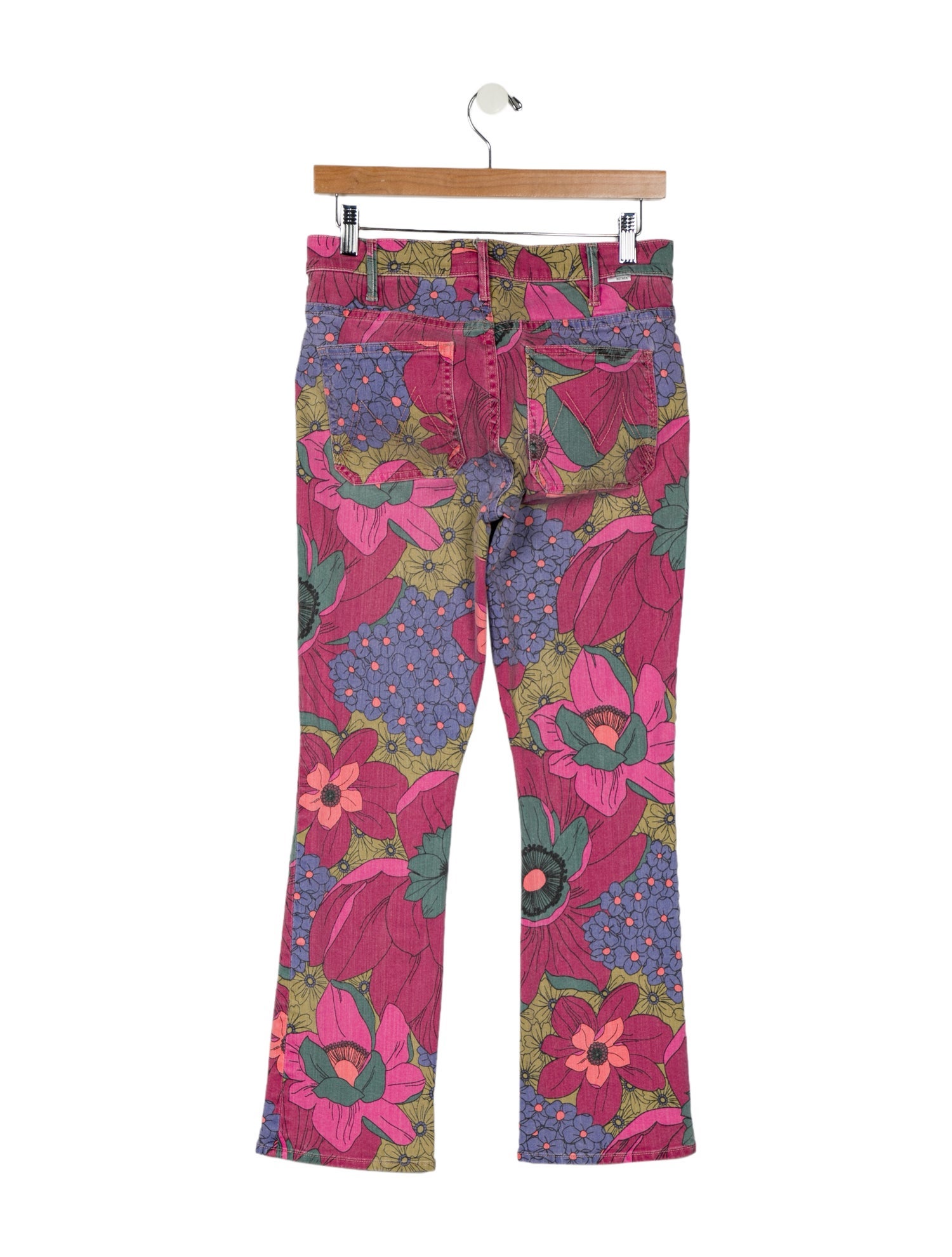 Mother Mid-Rise Straight Leg Jeans